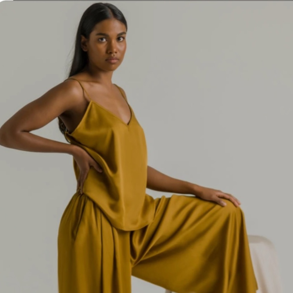 Ettitude Sateen Cami in Chamomile M